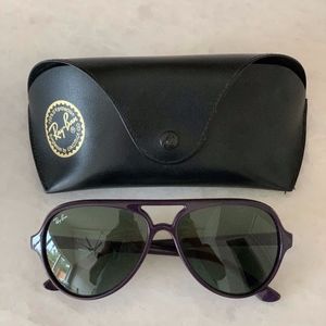 Ray-Ban Cats 5000 Sunglasses in Purple